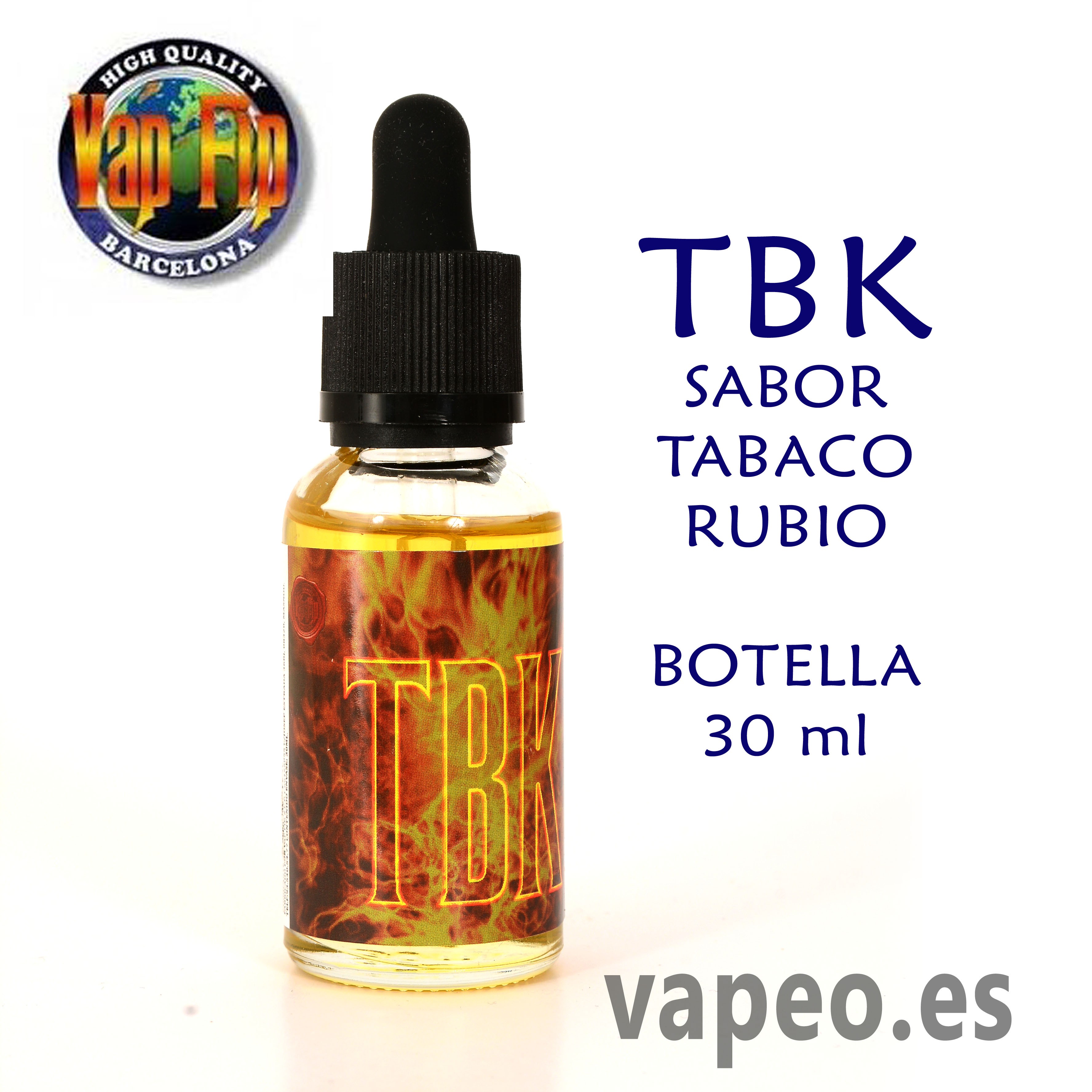 tbk eliquido sabor a tabaco de Vap Fip