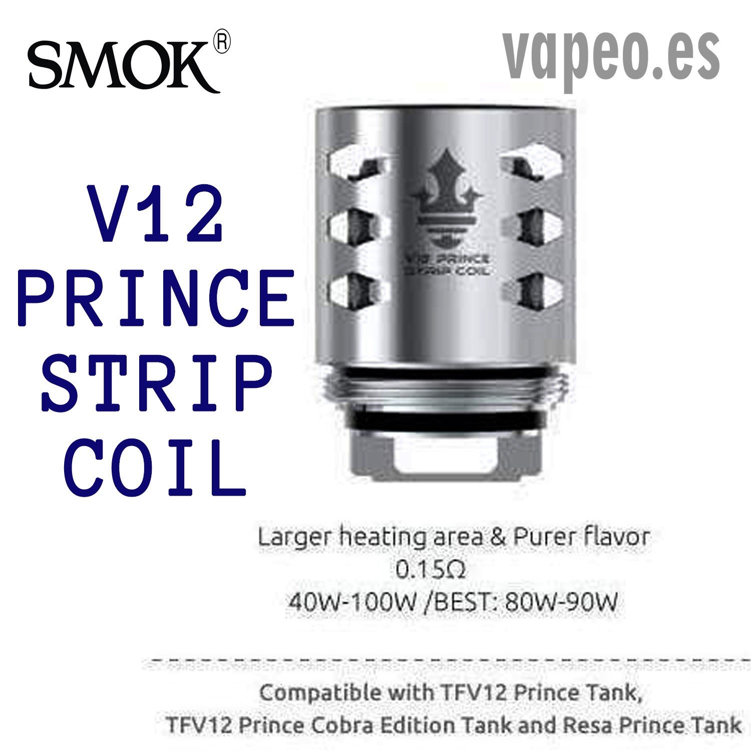 COIL V12 PRINCE TANK STRIP SMOK