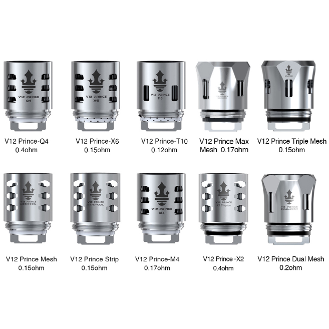 COIL V12 PRINCE TANK MAX MESH 0.17OHM SMOK