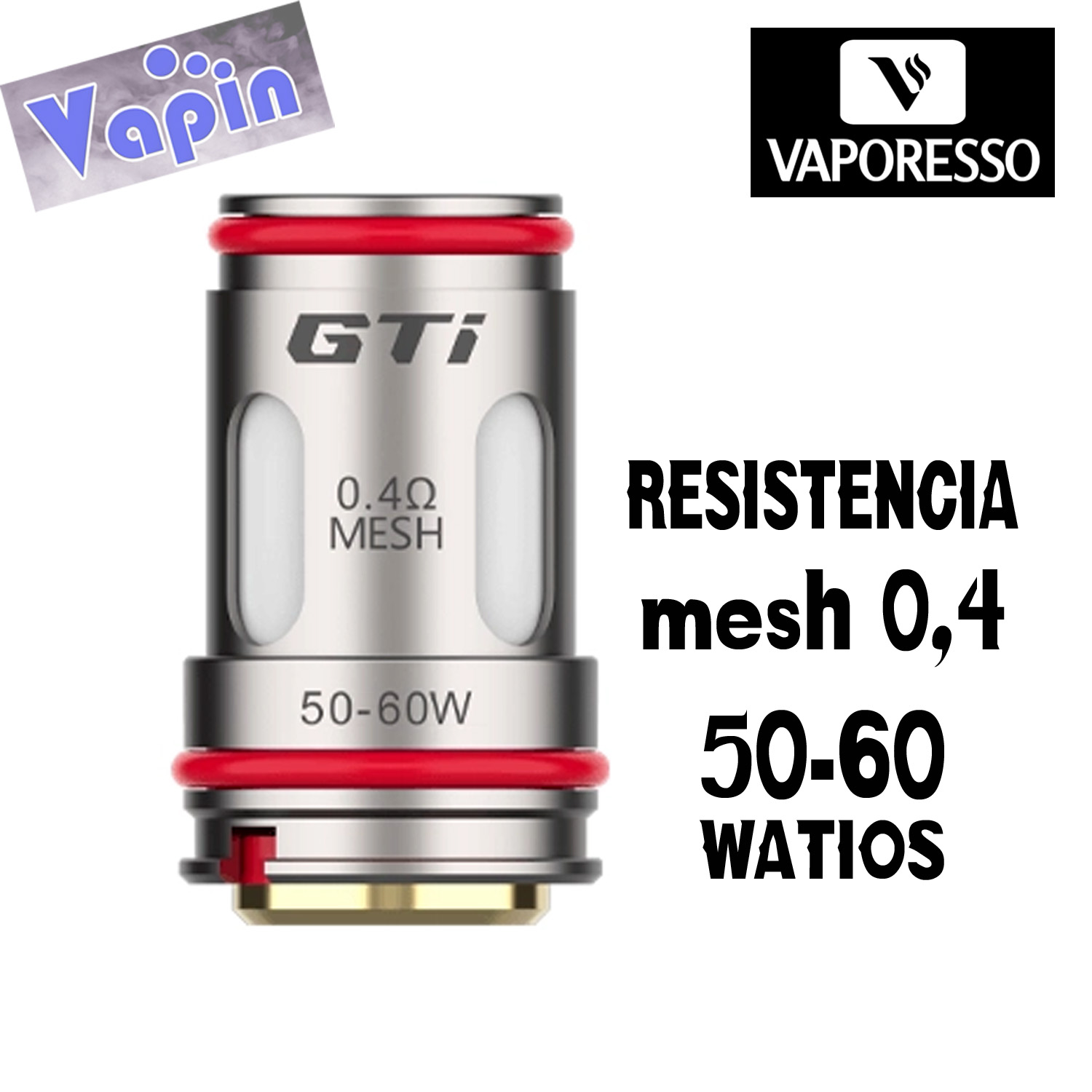 lost mary nera how to use Gti Resistencia Itank 0,4 ohm (50-60w) de Vaporesso (unidad)