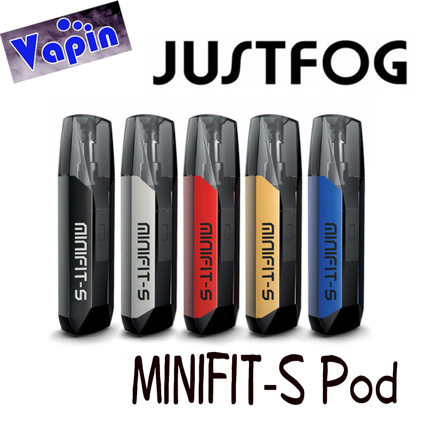 Minifit-S kit de vapeo Pod 420mAh Cartucho 1,9ml GOLD Justfog